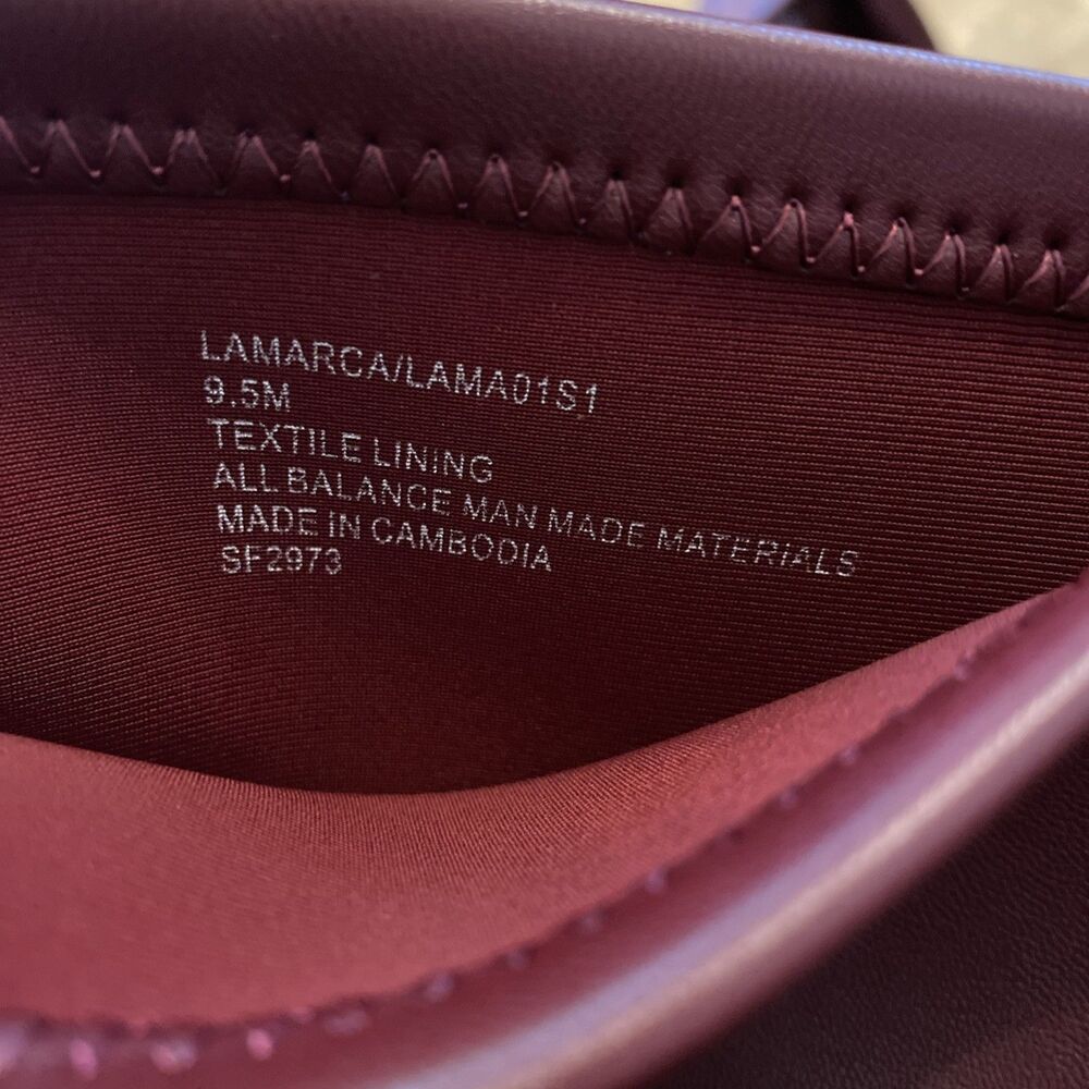 Steve Madden Womens Lamarca Knee High Block-Heel Stretch Boots Burgundy 9.5 NIB - Picture 12 of 13